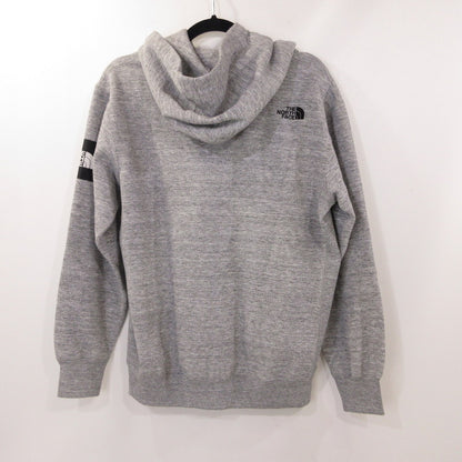 【中古】THE NORTH FACE | ザ・ノースフェイス SQUARE LOGO HOODIE パーカー NT61835 グレー サイズ：M