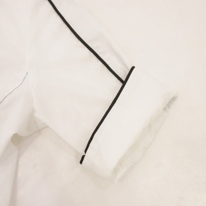 【中古】furfur | ファーファー パイピングシャツワンピース ワンピース RWFO222019 2022S/S サイズ：F ホワイト