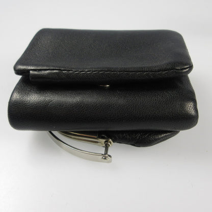 【中古】 FRAME HALF WALLET 長財布 ブラック