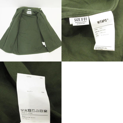 【中古】W)TAPS | ダブルタップス WMILL-LS 02 長袖シャツ BRDT-SHM01 オリーブ サイズ：1