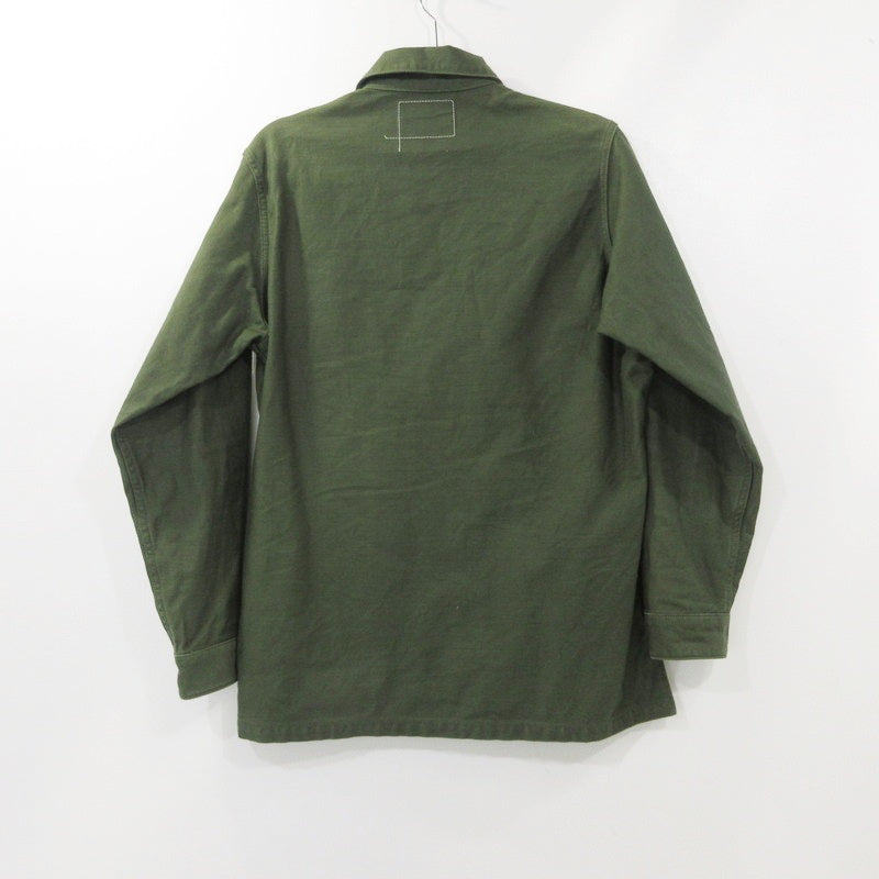 【中古】W)TAPS | ダブルタップス WMILL-LS 02 長袖シャツ BRDT-SHM01 オリーブ サイズ：1