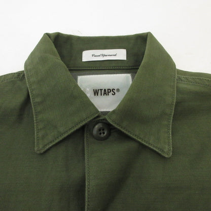 【中古】W)TAPS | ダブルタップス WMILL-LS 02 長袖シャツ BRDT-SHM01 オリーブ サイズ：1