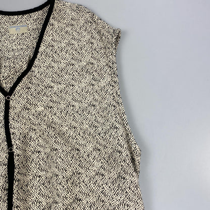 【中古】 CHECK BARBER VEST ベスト HTK-22-AW-011 サイズ:F 年式:2022A/W グレー