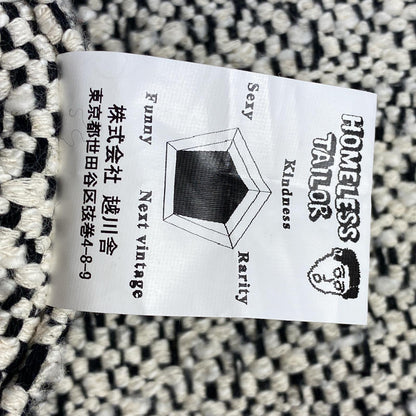 【中古】 CHECK BARBER VEST ベスト HTK-22-AW-011 サイズ:F 年式:2022A/W グレー