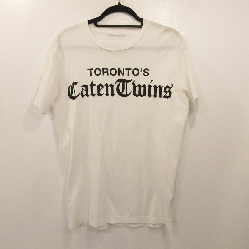 DSQUARED2 | Dsquared2 Caten Twins Cool T-Shirt Short Sleeve T-Shirt S71GD0778 Authentic White Size: S