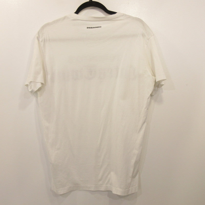 DSQUARED2 | Dsquared2 Caten Twins Cool T-Shirt Short Sleeve T-Shirt S71GD0778 Authentic White Size: S