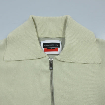 【中古】MAISON SPECIAL | メゾンスペシャル ハーフジッププライムオーバーニットポロ その他トップス 11222261307 ベージュ サイズ：1