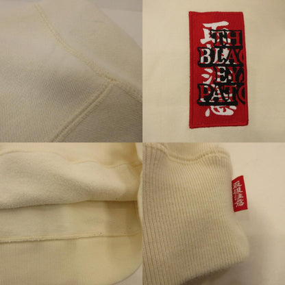 【中古】BlackEyePatch | ブラックアイパッチ HANDLE WITH CARE LABEL HOODIE パーカー BEPFW21TP26 ベージュ サイズ：M