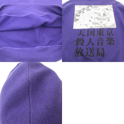 【中古】WACKOMARIA | ワコマリア 天国東京 春画浮世絵 CREW NECK SWEAT SHIRT スウェット 19FW-WMC-SS225 パープル サイズ：M