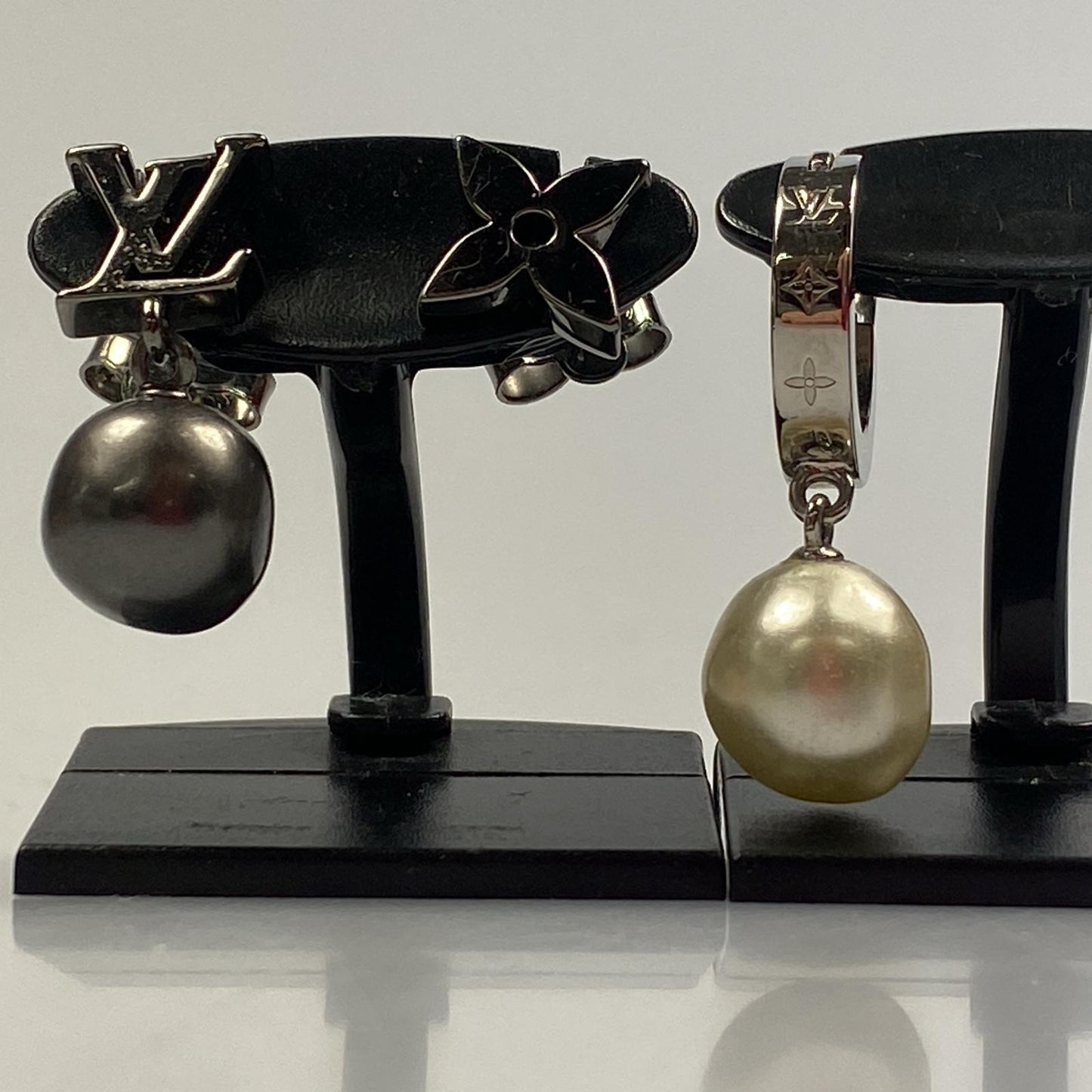 【中古】LOUIS VUITTON | ルイ・ヴィトン モノグラムパールピアスセット ピアス M01297