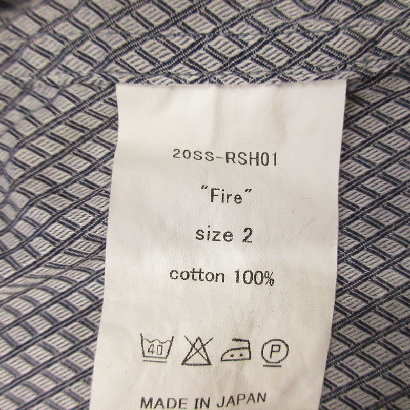 【中古】 ダブルカラーポケットシャツ 長袖シャツ 20SS-RSH01 2020S/S サイズ：2