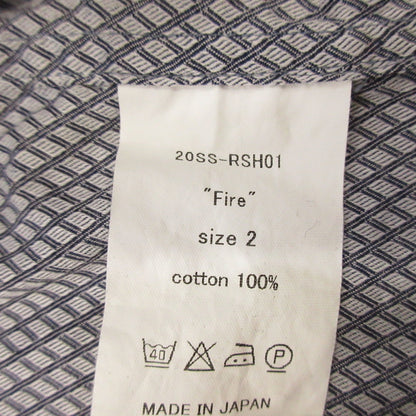 【中古】 ダブルカラーポケットシャツ 長袖シャツ 20SS-RSH01 2020S/S サイズ：2