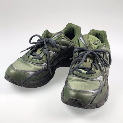 【中古】asics | アシックス GEL-NYC MOSS/FOREST スニーカー 1203A280 グリーン 26.5cm