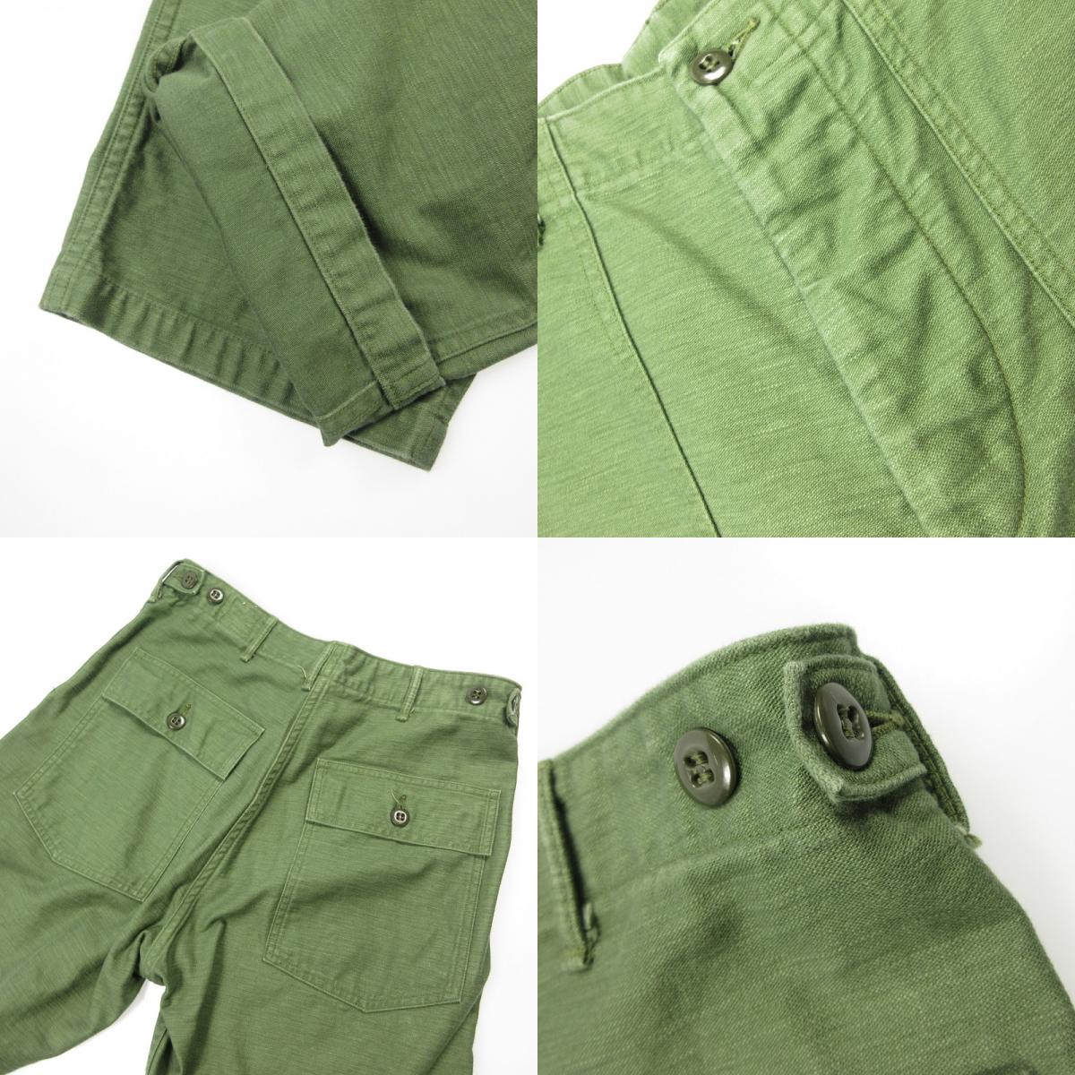 【中古】orSlow | オアスロウ US ARMY FATIGUE PANTS パンツ オリーブ サイズ：S