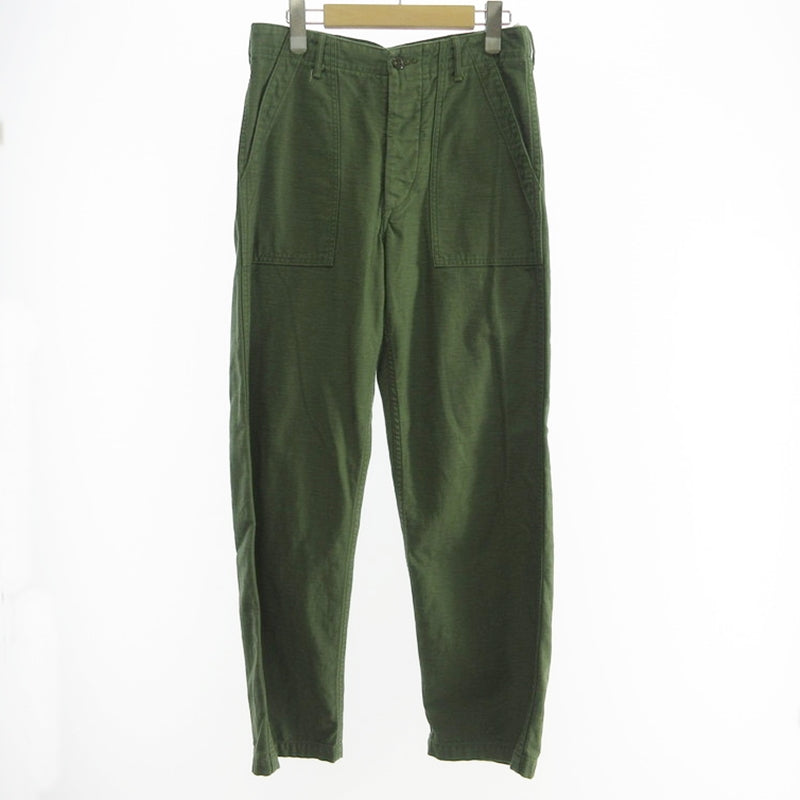 【中古】orSlow | オアスロウ US ARMY FATIGUE PANTS パンツ オリーブ サイズ：S