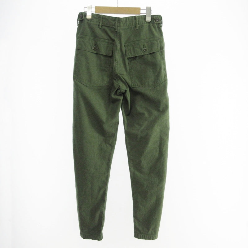 【中古】orSlow | オアスロウ US ARMY FATIGUE PANTS パンツ オリーブ サイズ：S