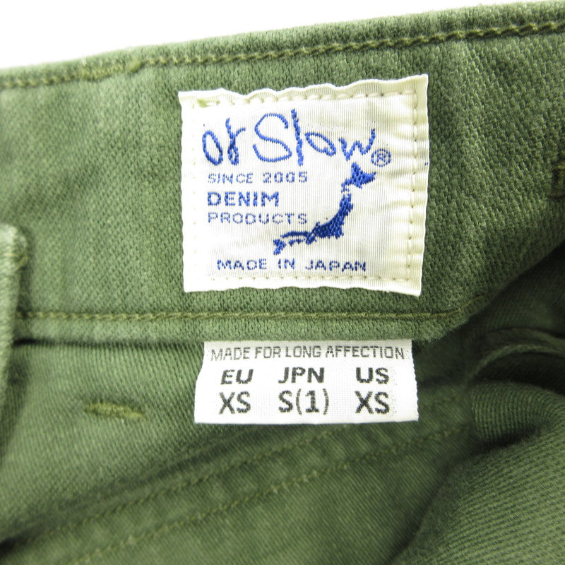 【中古】orSlow | オアスロウ US ARMY FATIGUE PANTS パンツ オリーブ サイズ：S