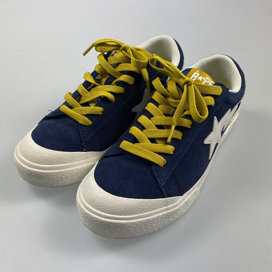 【中古】A BATHING APE | アベイシングエイプ MAD STA #1 スニーカー 1I70191013 ブルー 27.5cm