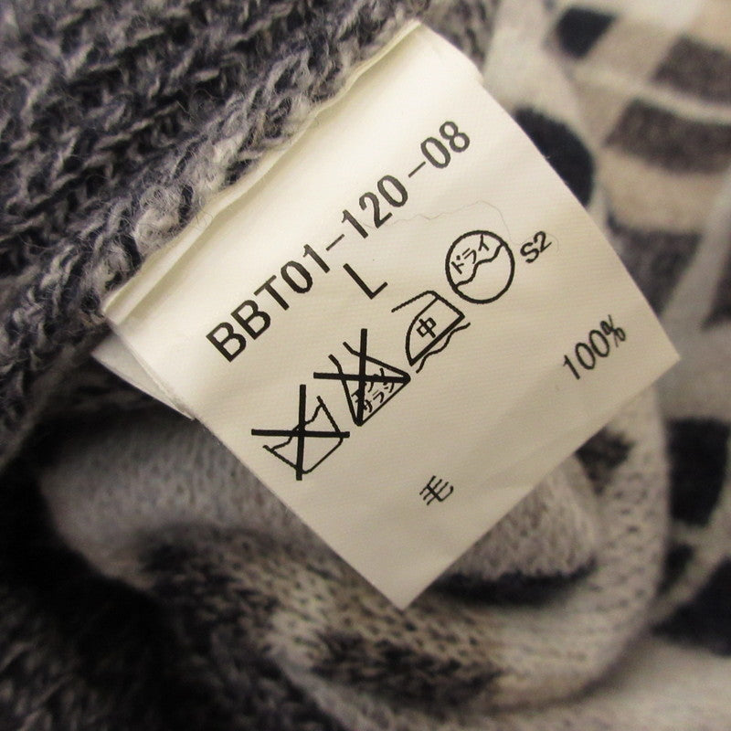 【中古】BURBERRY LONDON | バーバリーロンドン セーター BBT01-120-08 グレー サイズ：L