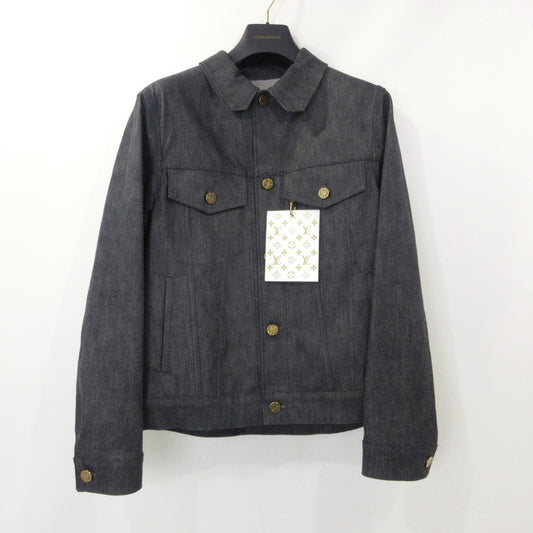 【中古】LOUIS VUITTON | ルイ・ヴィトン ステープルラインシャドーモノグラム デニム 1A8X89 サイズ：46