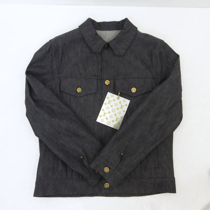 【中古】LOUIS VUITTON | ルイ・ヴィトン ステープルラインシャドーモノグラム デニム 1A8X89 サイズ：46