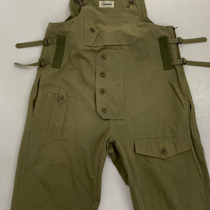 【中古】 British Army Overall オーバーオール 333-3333 333-3333 オリーブ サイズ：M