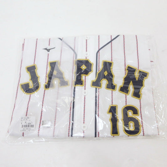 【中古】Mizuno | ミズノ 大谷翔平レプリカユニフォーム ホーム 半袖シャツ 12JCAU9028 ホワイト サイズ：L