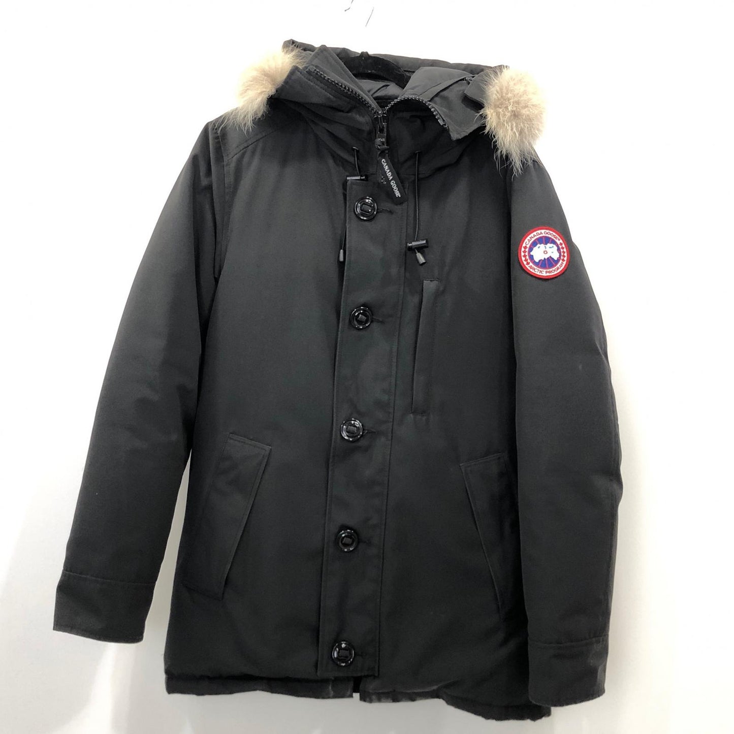 【中古】CANADA GOOSE | カナダグース CHATEAU PARKA FUSION FIT HERITAGE ダウンジャケット 3426MA 国内正規品 ブラック サイズ：S