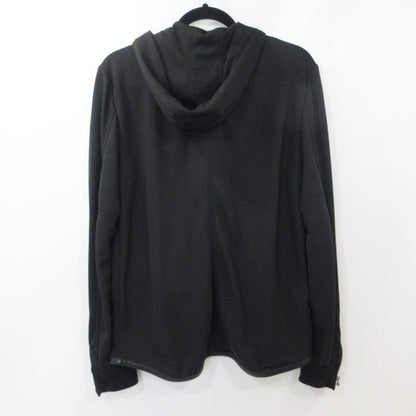 【中古】CHROME HEARTS | クロムハーツ Horse Shoe Mesh Athletic Hoodie パーカー 2225-304-6995 ブラック サイズ：S