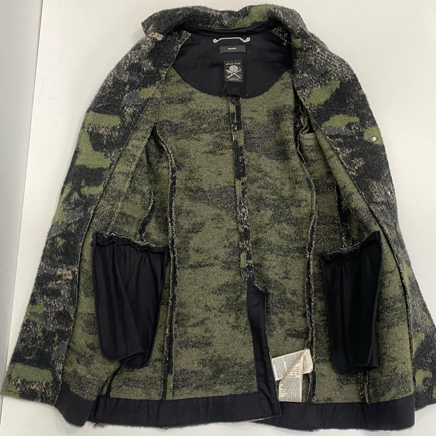 DIESEL | ディーゼル 圧縮ウール その他アウター チェスターコート カモ サイズ：S【姫路東店】