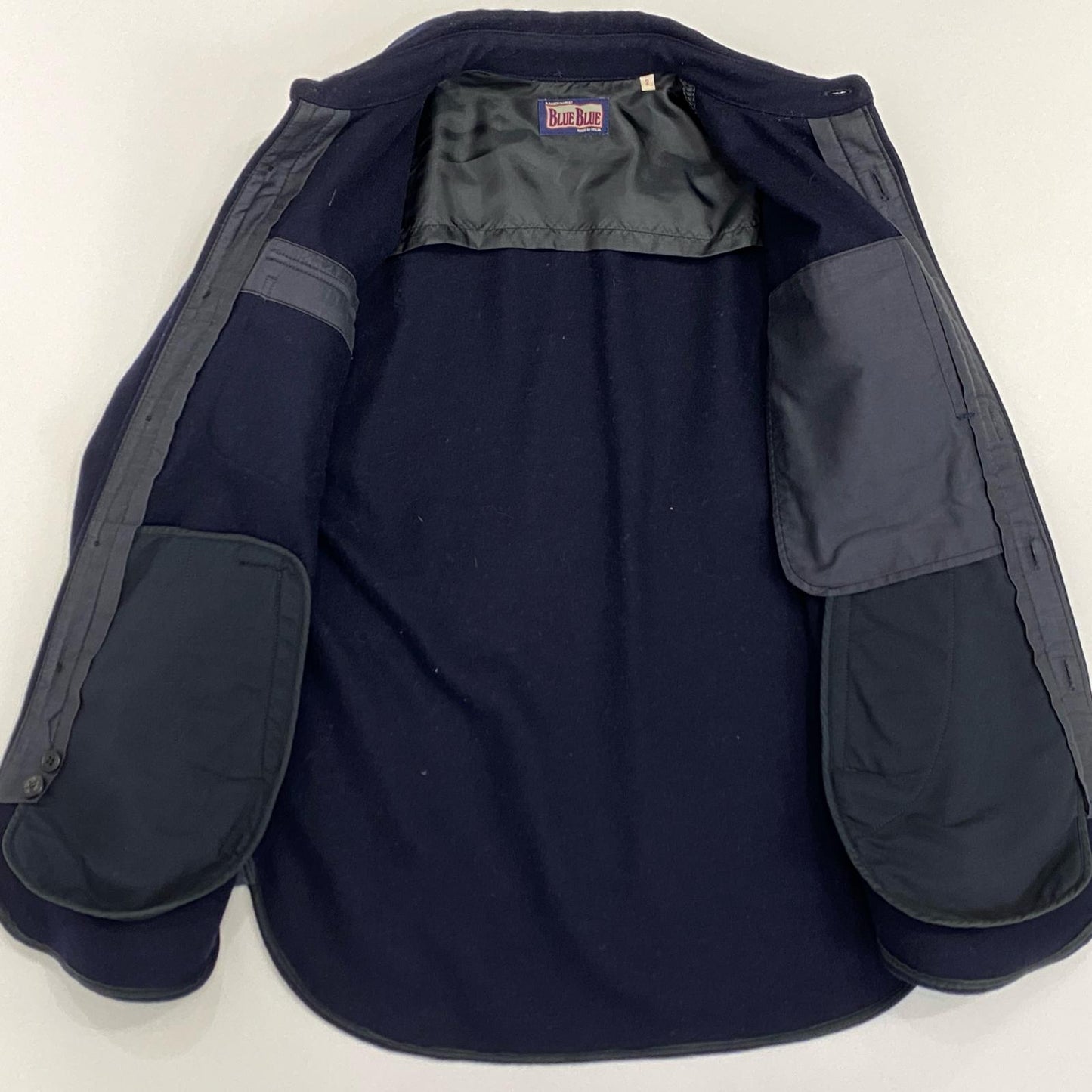 BLUE BLUE | ブルーブルー 長袖シャツ 700004-877 ヘビーネルシャツ CPOシャツ ネイビー サイズ：2【姫路東店】
