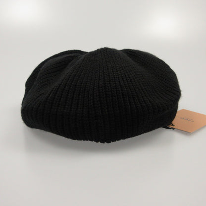 【中古】eimy istoire | エイミーイストワール ロゴニットベレー ベレー帽 1124572220 2024A/W ブラック