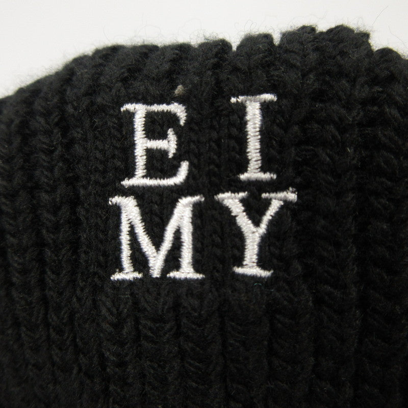 【中古】eimy istoire | エイミーイストワール ロゴニットベレー ベレー帽 1124572220 2024A/W ブラック