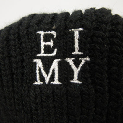 【中古】eimy istoire | エイミーイストワール ロゴニットベレー ベレー帽 1124572220 2024A/W ブラック