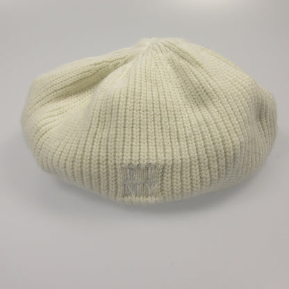 【中古】eimy istoire | エイミーイストワール ロゴニットベレー ベレー帽 1124572220 2024A/W ホワイト