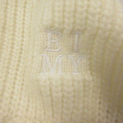 【中古】eimy istoire | エイミーイストワール ロゴニットベレー ベレー帽 1124572220 2024A/W ホワイト