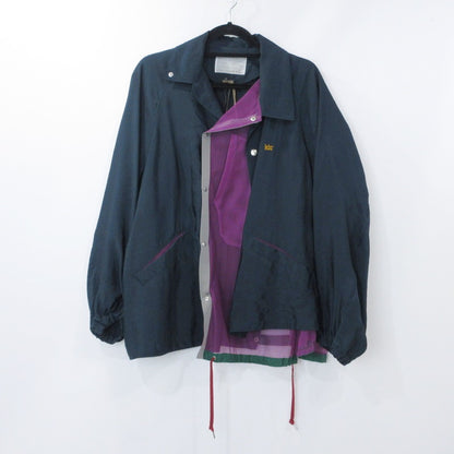 【中古】kolor | カラー ビスコースナイロンコーチジャケット その他アウター 23SCM-G05105 2023S/S サイズ：1