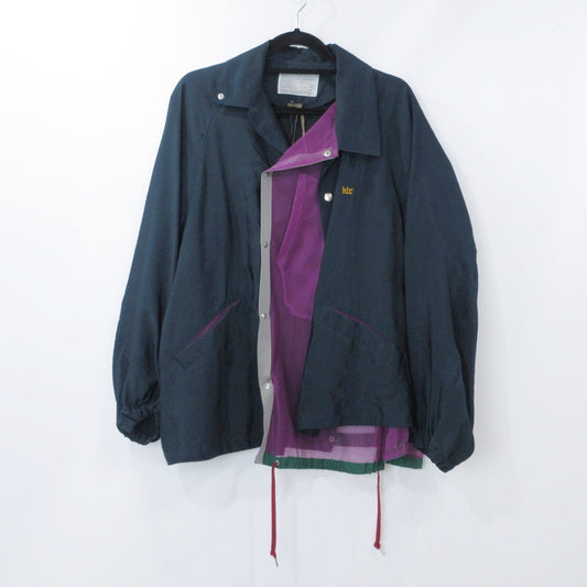 【中古】kolor | カラー ビスコースナイロンコーチジャケット その他アウター 23SCM-G05105 2023S/S サイズ：1