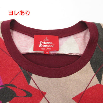 【中古】Vivienne Westwood Red Label | ヴィヴィアンウエストウッド レッドレーベル ハ-レクインプリントドレス ワンピース 16-12-502018 レッド