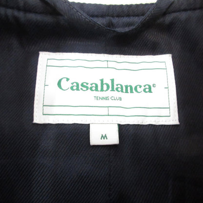 【中古】CASABLANCA | カサブランカ Chenille Embroidered Patchwork Bomber Jacket スタジャン MF24-0T-131-0 - サイズ：M