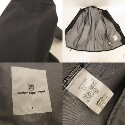 【中古】uniform experiment | ユニフォームエクスペリメント FRAGMENT JAZZY 5 COACH JACKET その他アウター UE-23000 ブラック サイズ：1