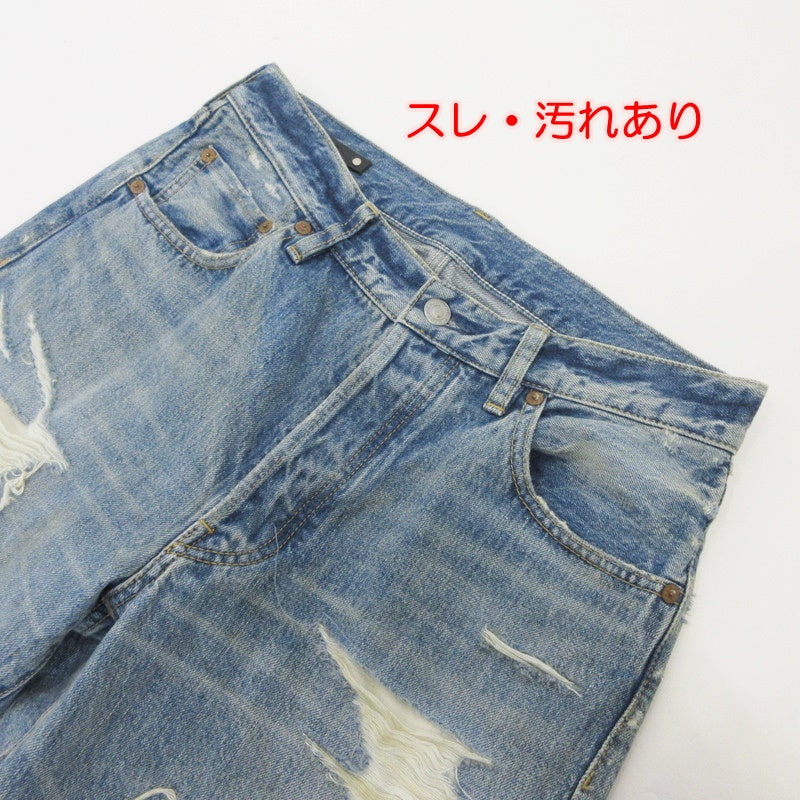 【中古】MINEDENIM | マインデニム L.Straight 5pocket USS デニムパンツ 2403-1001-86-302 ライトブルー