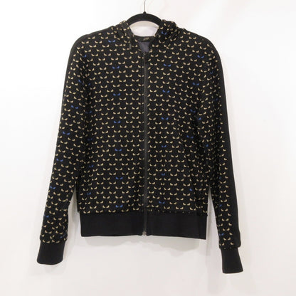 【中古】FENDI | フェンディ BUGS EYE パーカー FPMH3 280 国内正規品 ブラック サイズ：46