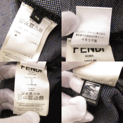 【中古】FENDI | フェンディ BUGS EYE パーカー FPMH3 280 国内正規品 ブラック サイズ：46