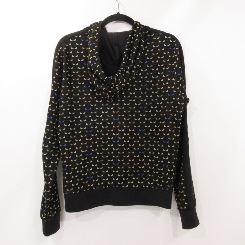 【中古】FENDI | フェンディ BUGS EYE パーカー FPMH3 280 国内正規品 ブラック サイズ：46