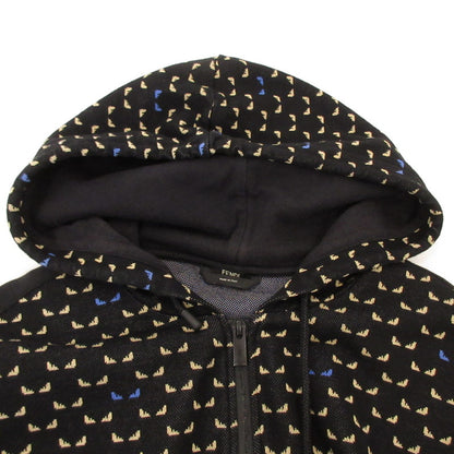 【中古】FENDI | フェンディ BUGS EYE パーカー FPMH3 280 国内正規品 ブラック サイズ：46