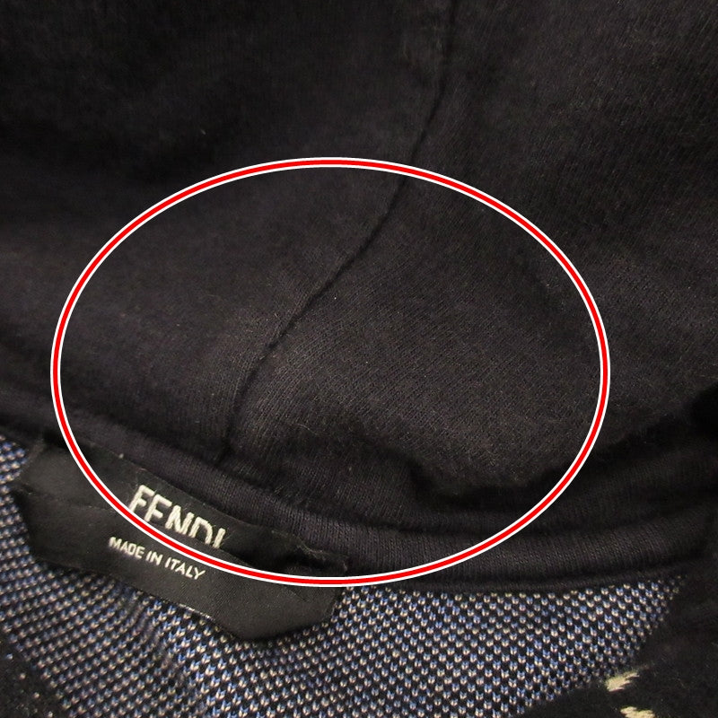 【中古】FENDI | フェンディ BUGS EYE パーカー FPMH3 280 国内正規品 ブラック サイズ：46