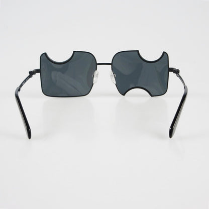 【中古】OFF-WHITE | オフホワイト Salvador サングラス OERI046F22MET0011007 ブラック