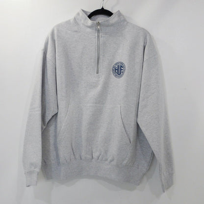 【中古】HUF | ハフ REGIONAL HALF ZIP FLEECE スウェット FL80051 グレー サイズ：M
