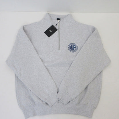 【中古】HUF | ハフ REGIONAL HALF ZIP FLEECE スウェット FL80051 グレー サイズ：M